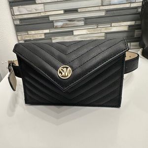 Women's Quilted Chevron Belt Bag